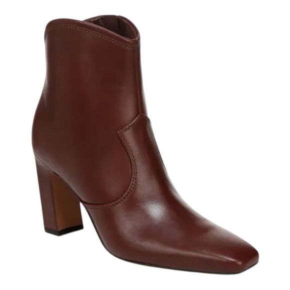 Franco Sarto Flexa Comfort Leather Bootie in Brown New Not in Box - Picture 1 of 12
